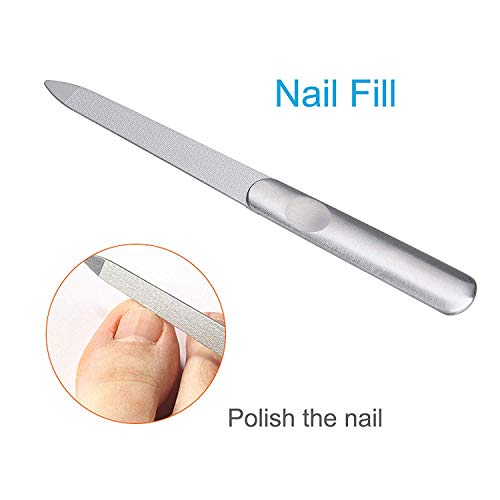 RKPM HOMES By 4Pcs Ingrown Toe Nail Clippers Tool Set, Stainless Steel Professional Ingrown or Thick Toenails Trimmer, Nail Clipper, Cuticle Fork, Nail File, Nail Cleaner Tool... - Image 4