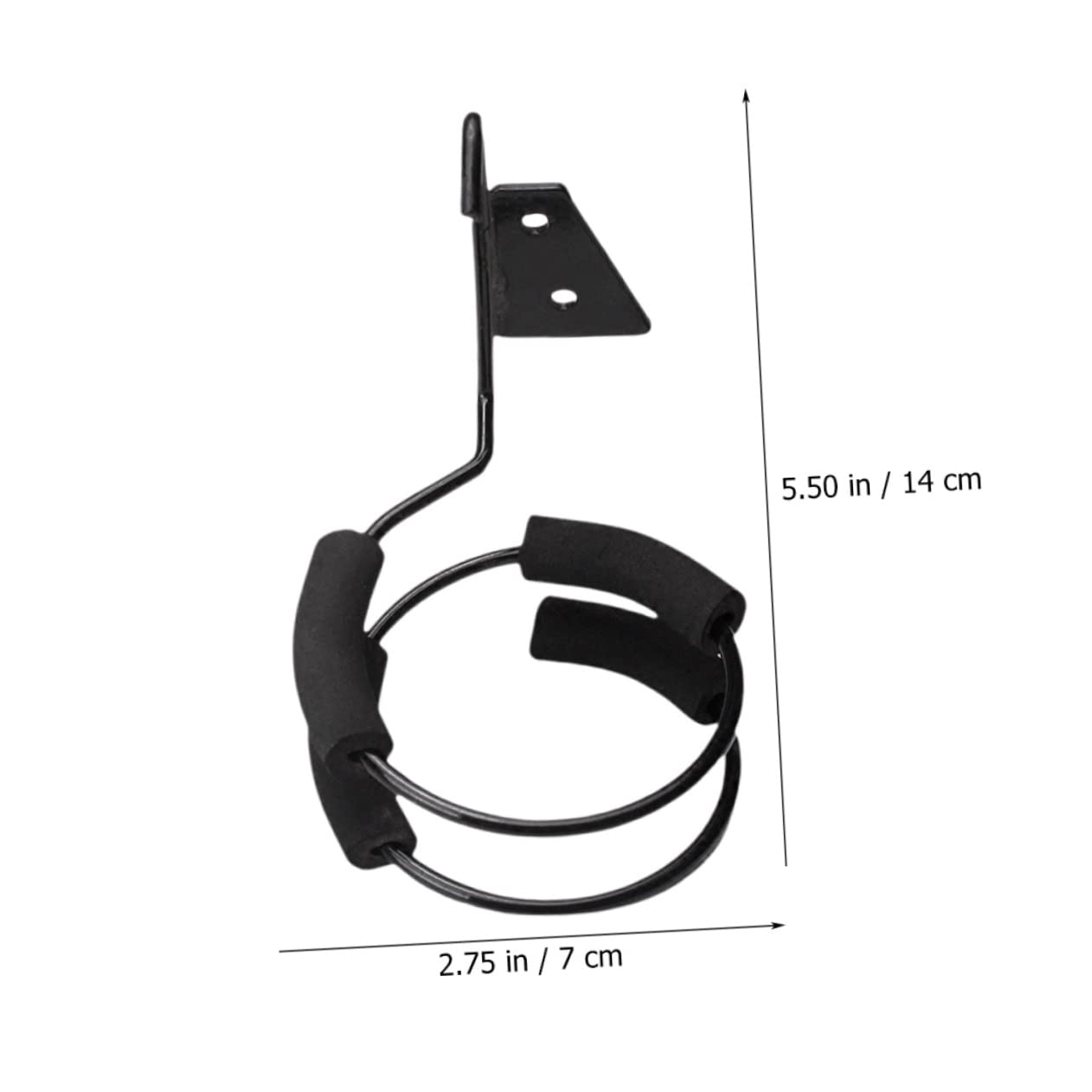 CALLARON 4 Sätze Haartrocknerhalter Föhn Wandhalter Föhn Halter Haartrockner Halterung Lockenwickler Salon-aufbewahrungsregal Wandhalter Für Haargebläse Rostfreier Stahl 2 Stück * 4