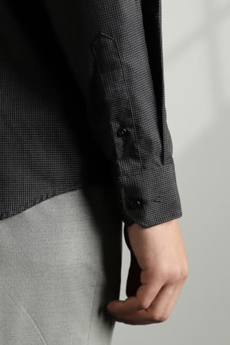 Image of Van Heusen Men Cotton Solid Slim Fit Formal Shirt