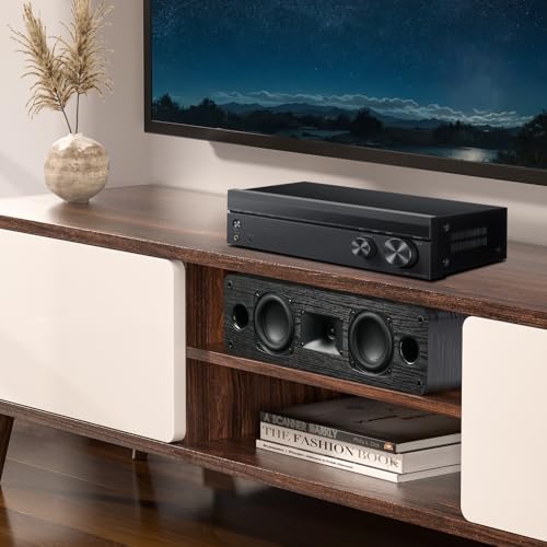 Saiyin SDS7700M-USSY Center Channel Speaker With Dual 3.5-Inch Woofers And Horn Tweeter, For Desktop Stereo Or Home Theater Surround Sound thumb #3
