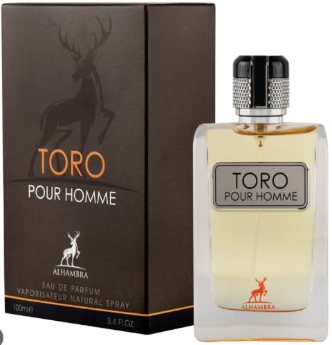 Toro Pour Homme by Maison Alhambra Eau De Parfum Spray 3.4 oz