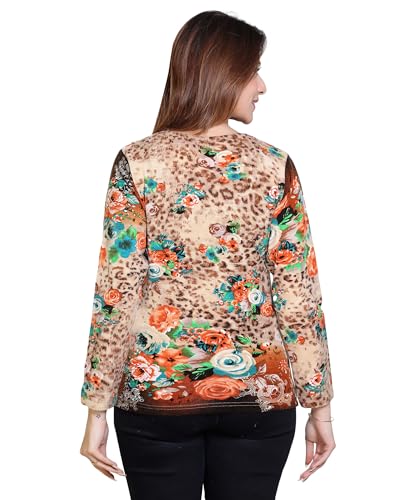 Image of Grand Line Women's Winter Wear Warm Pull on Full Sleeve Round Neck Top for Women