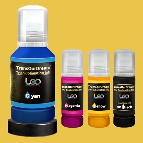 TransOurDream Tru-Sublimation Ink 350ML Autofill Bottles for ET-2400...