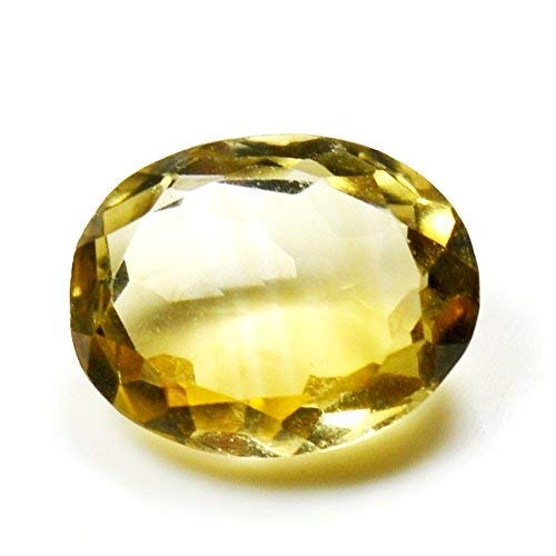 Citrine Sunela naturelle d'exception : cristal ovale pur de 9,25 carats