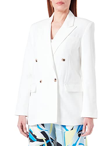 PIECES Damen Pckyza Oversized Blazer Bc, Cloud Dancer, L