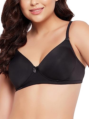 Image of Clovia Women's Polyamide Lightly Padded Wire Free Casual T-Shirt Bra