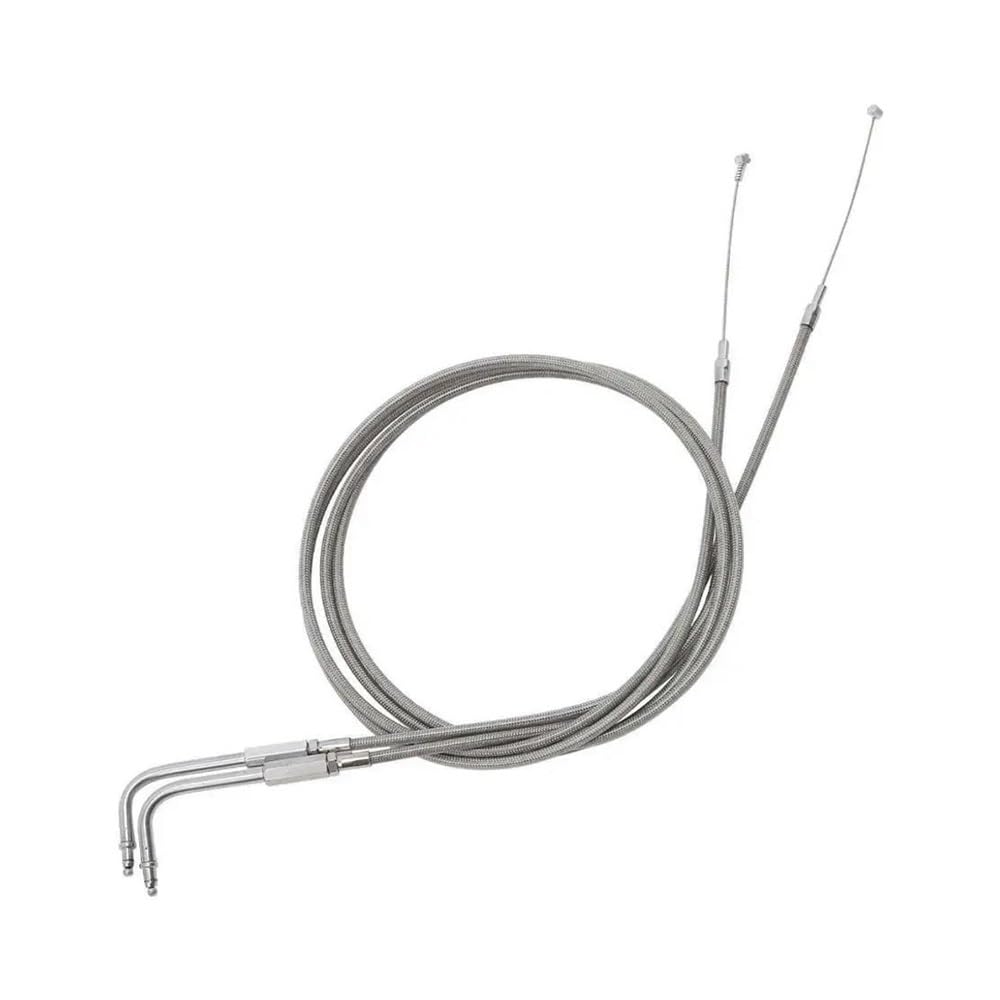 Línea Embrague Freno Para Road Para King Para Dyna Para Softail Para FXST Para FLST Para FXD 1996-2010 Para FLT 1996-2007 Para FLH 1996-2007 160cm 63'' Cable Acelerador Latiguillo Freno Moto