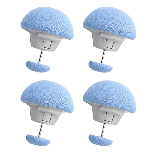 Image of Bed Sheet Clips Set with Button Fasteners Adjustable Grip Mattress Holder Anti Slip Bedsheet Fixer Clips for Home Bedding Accessories (Pack of 4 | Multicolor)