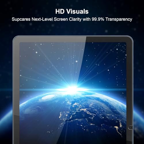 Image of SupCares Tempered Glass for Lenovo Tab Tablet TB-311FU / 311XU (10.1 Inch) With Installation Kit | Military-Grade Gorilla Screen Protector | Edge to Edge Coverage | Transparent