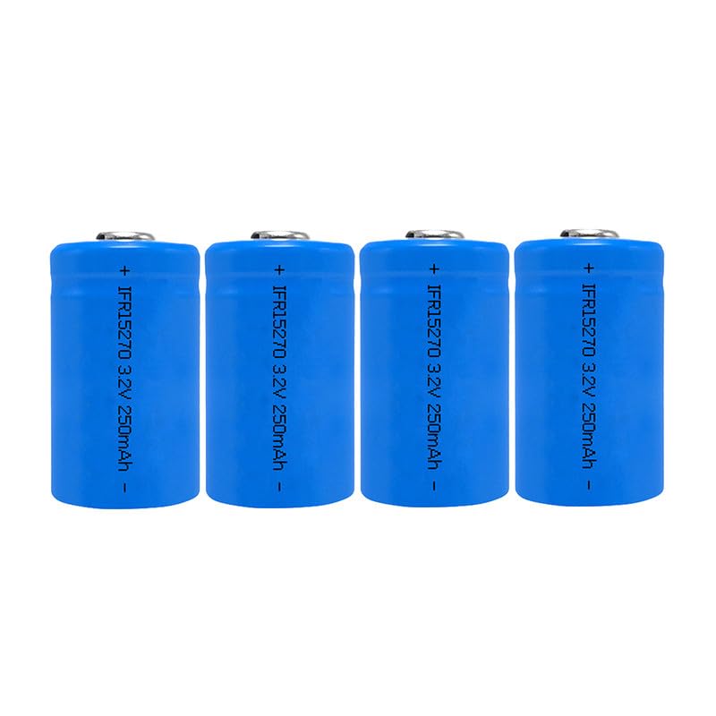 Batería recargable 3.2V 250mAh CR2 15270 4 unidades