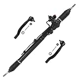 Detroit Axle - V6 3pc Rack & Pinion Kit for 1998-2002 Honda Accord 1999 2000 2001 Complete Power Steering Rack & Pinion Assembly Front Outer Tie Rod Ends Replacement