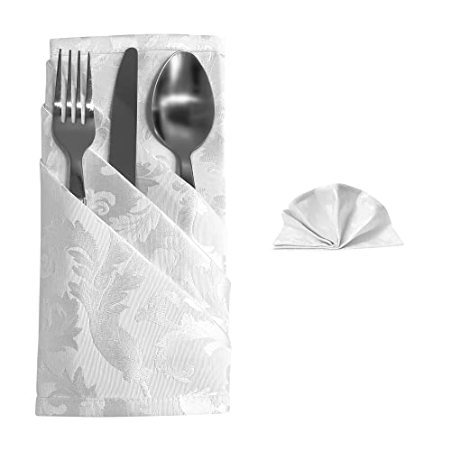 GDN |Servietten-Set 6-teilig Weihnachten weiß Jacquard 45 x 45 cm -...