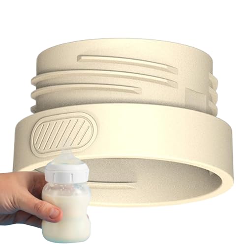 母乳暖かいアダプター、フォーミュラウォーマーアダプター | 母乳ミキサー交換コンバーター | 幅広の口径と標準口径用のポータブルボトルウォーマーアクセサリー