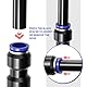 Bwintech 12 Pcs 10mm bis 12mm pneumatische gerade Verringerung Push to Connect Adapter Quick Release Reducer Fittings(PG10-12)