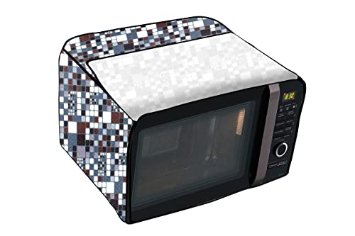 Image of Stylista Microwave Oven Cover for IFB 30 L Convection 30FRC2 Abstract Pattern Grey