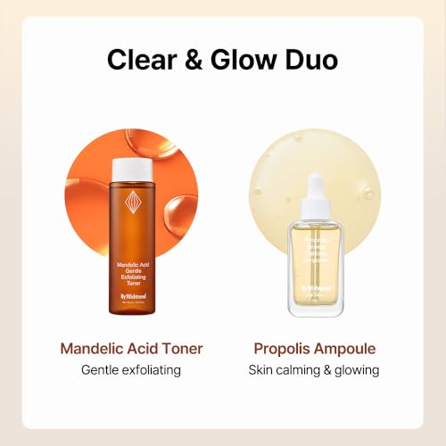 BY WISHTREND Acido Mandelico 5% Acqua di preparazione della pelle, esfoliante delicato per la pelle del viso, ideale per pelli sensibili | Aiuta i pori ostruiti e la pigmentazione (4,1 Fl Oz (1)) - 9