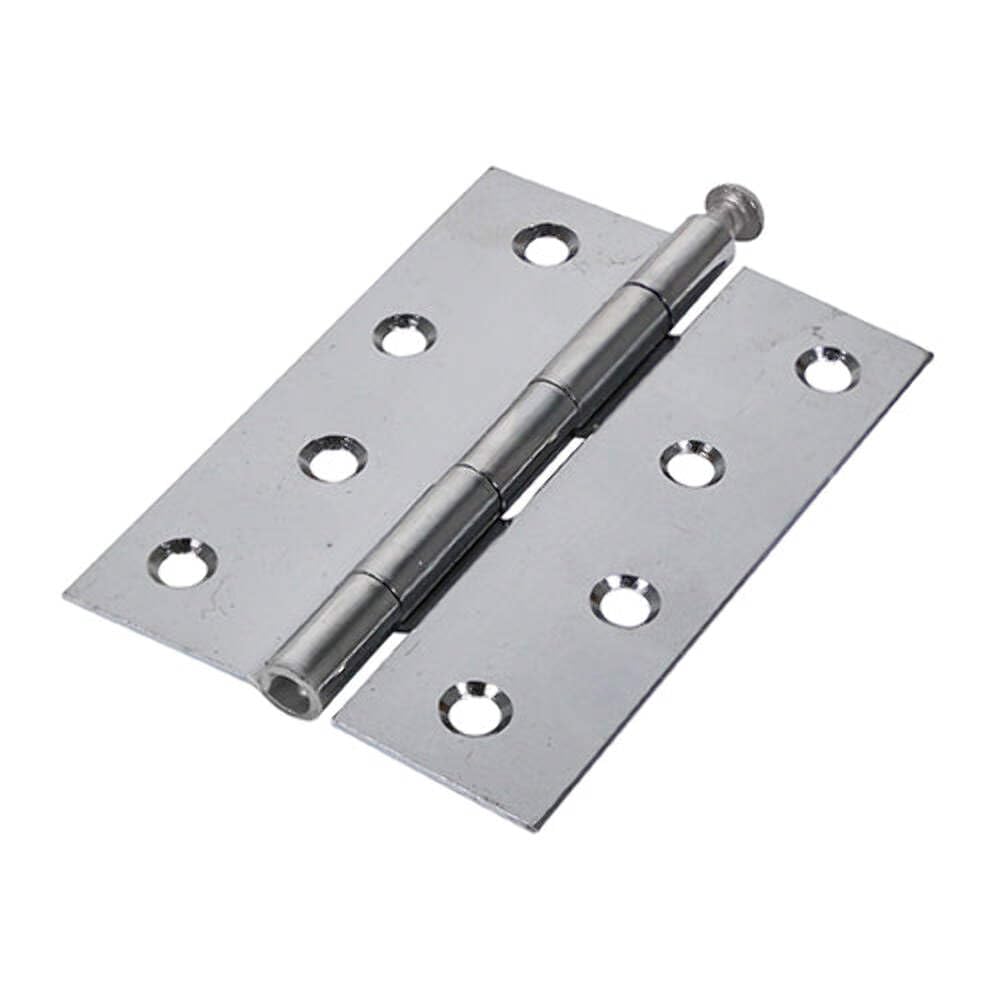 25 Pack Nickel Door Hinges 1.59cm (5/8) Radius Corner 90x90mm Window Hinge Screw