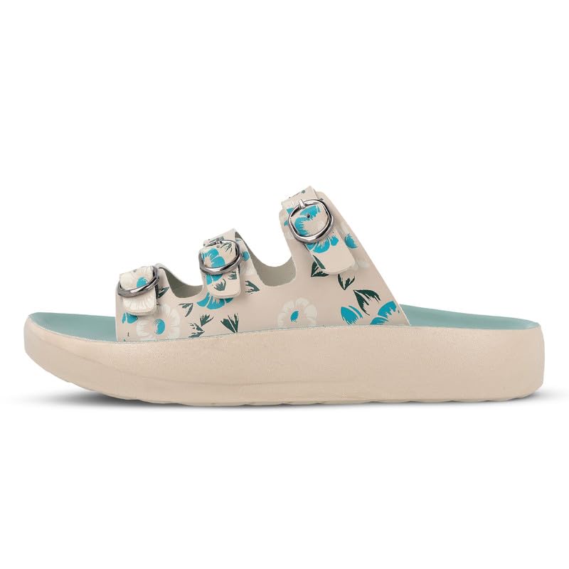 Image of WALKAROO Comfort Sandal For Women's|Lightweight and Comfortable|Soft Cushioned Insole|Stylish Casual Wear|WE2024