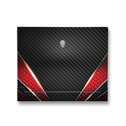 Image of MightySkins Carbon Fiber Skin Compatible with Alienware X14 R2 (2023) Full Wrap Kit - Hex Rays | Protective, Durable Textured Carbon Fiber Finish | Easy to Apply & Change Styles | Made in The USA