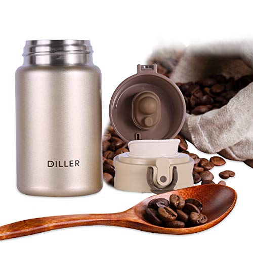 Water-Bottle-Bottles-Flask-Women-Small-Cute-300ml-Stainless-Steel-Metal-Insulated-Thermal-Cold-Hot-Drink-Swater-Bottle-Sports-Cold-Vacuum-12-Hours-Hot-24-Hours-H8717-Gold-300ml
