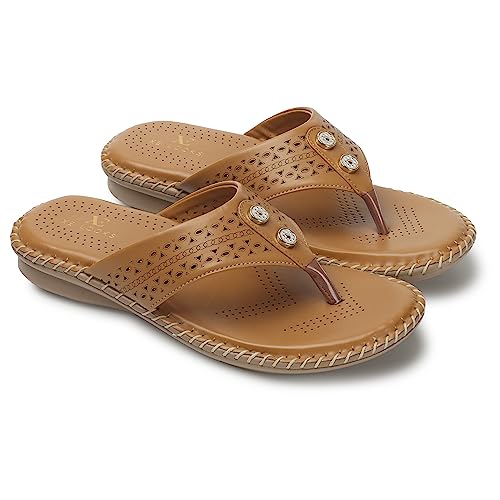 Image of XE Looks Doctor Ortho, Comfortable & Stylish Slippers For Women & Girls | Lightweight, Casual Design | Soft Cushion Footbed for Walking, Working, All Day | Good for Knee & Foot Pain