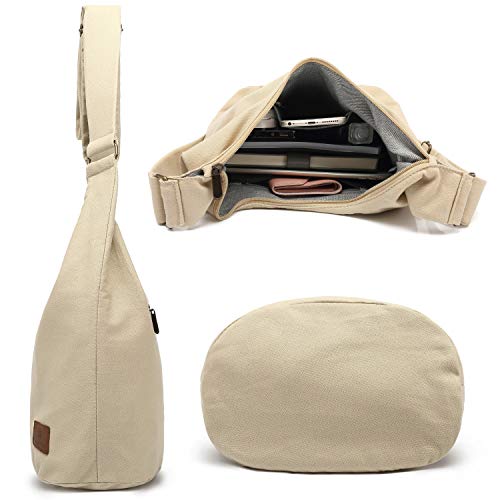 Coton Pose C1093 Hippie Crossbody Bag Large Size Top Zip Cotton Sling Bag Jacquard Cloth Handmade Bags thumb #4