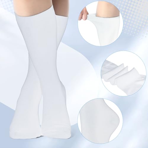 Image of 4 Pairs Silk Liner Socks Ultra-lightweight Hiking Liners Calf Sweat Absorption Socks for Adult