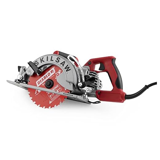 Skilsaw SPT77WML-72 7-1/4-Inch Magnesium Worm Drive Circular Saw