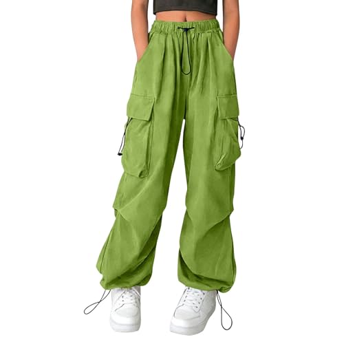 Recopilación de Ropa de Ping pong para Niña para comprar online. 44 Pantalones Cargo, Pantalones de Cintura Alta para niñas, Pantalon Anchos con cordón, Pantalón paracaídas, Pantalón de Senderismo Viaje, Ropa Informal Estilo Y2K Green 6 Años...