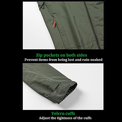 Chaqueta deportiva impermeable para hombre con capucha miniatura 6