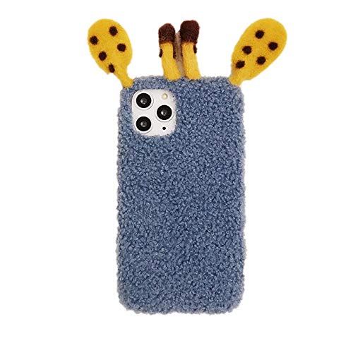 Preisvergleich Produktbild ZHANGSHUANG Plüsch, Geeignet Für Apple 11Pro Handyhülle, Geweih Niedliche Schutzhülle
