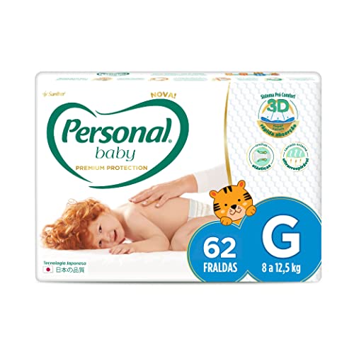Fralda Baby Premium Protection Grande, 62Pads, Personal