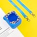 Silicone Cover Case for Bitzee Interactive Toy Digital Pet, Protective Case for Virtual Electronic Pets with Lanyard (Blue)