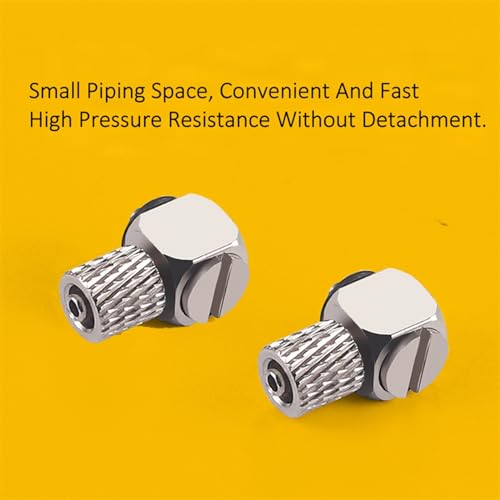 Conector MHE6-M5 mini tornillo rápido para manguera neumática recta 7