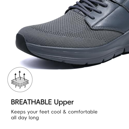 Men's Non Slip Work Shoes Walking Shoes Slip Resistant Restaurant Waterproof Shoes Food Service Chef Kitchen Breathable Sneakers3