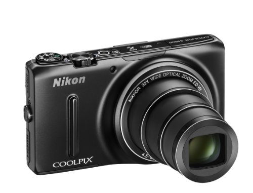 Nikon Coolpix S9500 Digitalkamera (18 Megapixel 22-fach opt. Zoom 7 6 cm (3 Zoll) OLED-Display Bildstabilisator) schwarz