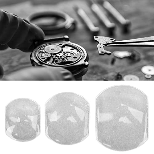 YUYTE Watch Repair Magnifying Glass, 3pcs Strong Permeability Watch Calendar Window Magnifier for Reading Coins Hobby Travel - Image 2