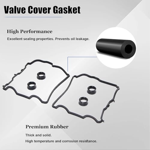 Image of AUCERAMIC VS50751 Valve Cover Gasket Fit for 2013-2021 Subaru BRZ Forester WRX, 2013-2016 Scion FR-S, 2017-2020 Toyota 86 2.0L H4 Replacement # 036-2065, 13270AA250