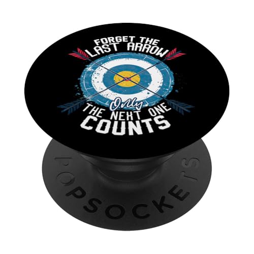 Olvídate de la última flecha con arco motivacional PopSockets PopGrip Adhesivo