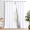 XWZO 100% Blackout Curtain Panels &...