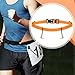 Yiju Triathlon Race Number Belt Running Belts, Adjustable, Lightweight, Accessories, Easy to Install, Triathlon Running Belt, Orange