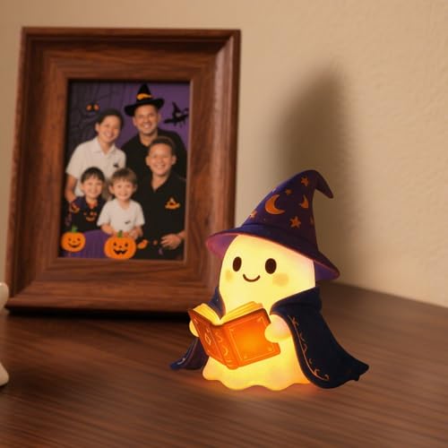 Lampe ghost Halloween LED décorative pour chambre enfant et bureau - 7