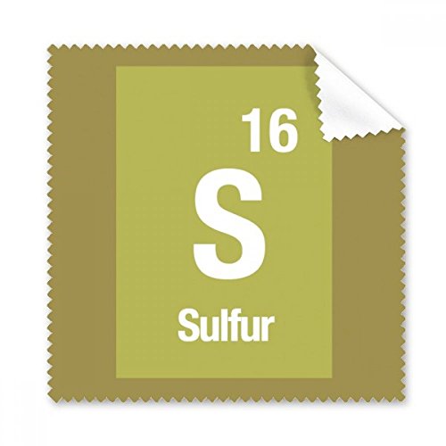 Chiffon de nettoyage tissu S Soufre écran téléphone et lunettes de science 5pcs