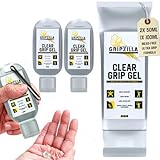 GRIPZILLA Clear Liquid Chalk Gel - Chalk Mess-Free Grip Enhancer for Optimal Performance- Non Sticky, Anti-Slip Perfect for Golf Grips,Tennis,Pole Dance,Gym,Pickball Repels Sweat & Moisture from Hands