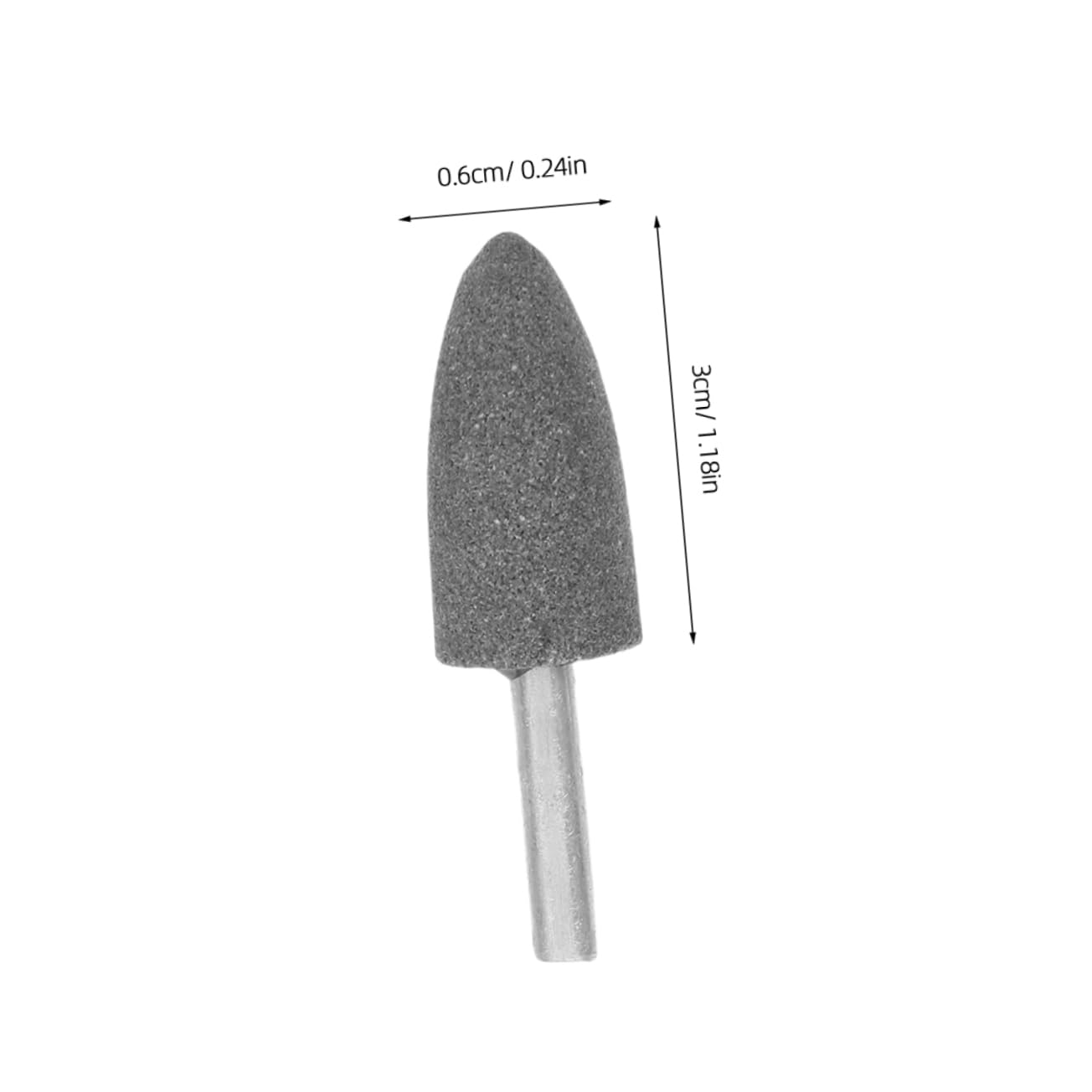 Cabilock 20pcs Mounted Abrasive Grinding Stone Bits for Electric Grinders Sharpening Stones for Metal Polishing