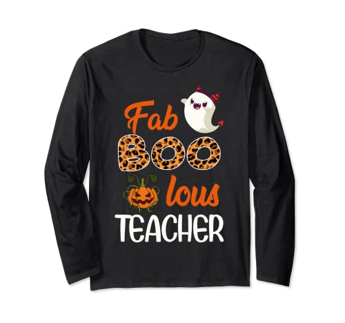 Lindo Fab Boo Lous Maestro Maestros Halloween Fab Boo Lous Manga Larga