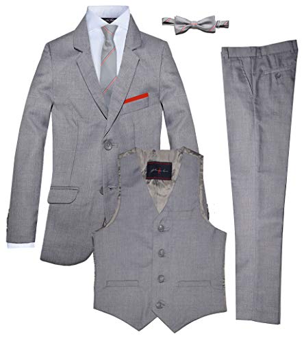 Formal Boys Skinny Fit Suit Jl66 Gray 20 #TOP3