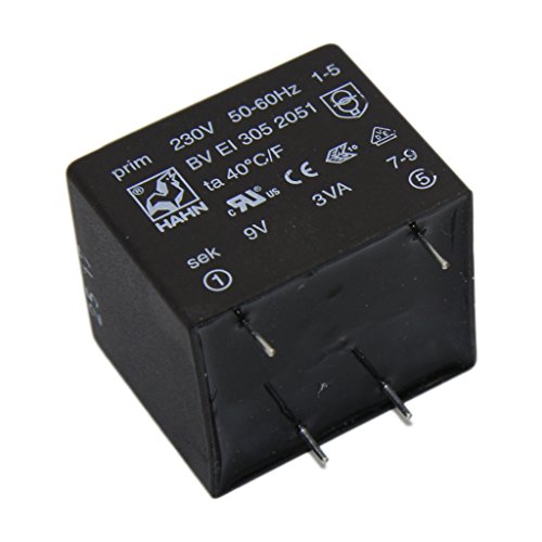 Bv Ei 305 2051 Trasformatore: Incapsulato 3Va 230Vac 9V 334Ma Montaggio: Pcb Hah