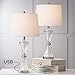 Regency Hill Luca Modern Table Lamps 25.5