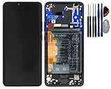 Original Huawei LCD Display Touch Screen Bildschirm für Huawei Mate 20 Pro mit Akku Rahmen Twilight inklusive Werkzeug für einbau